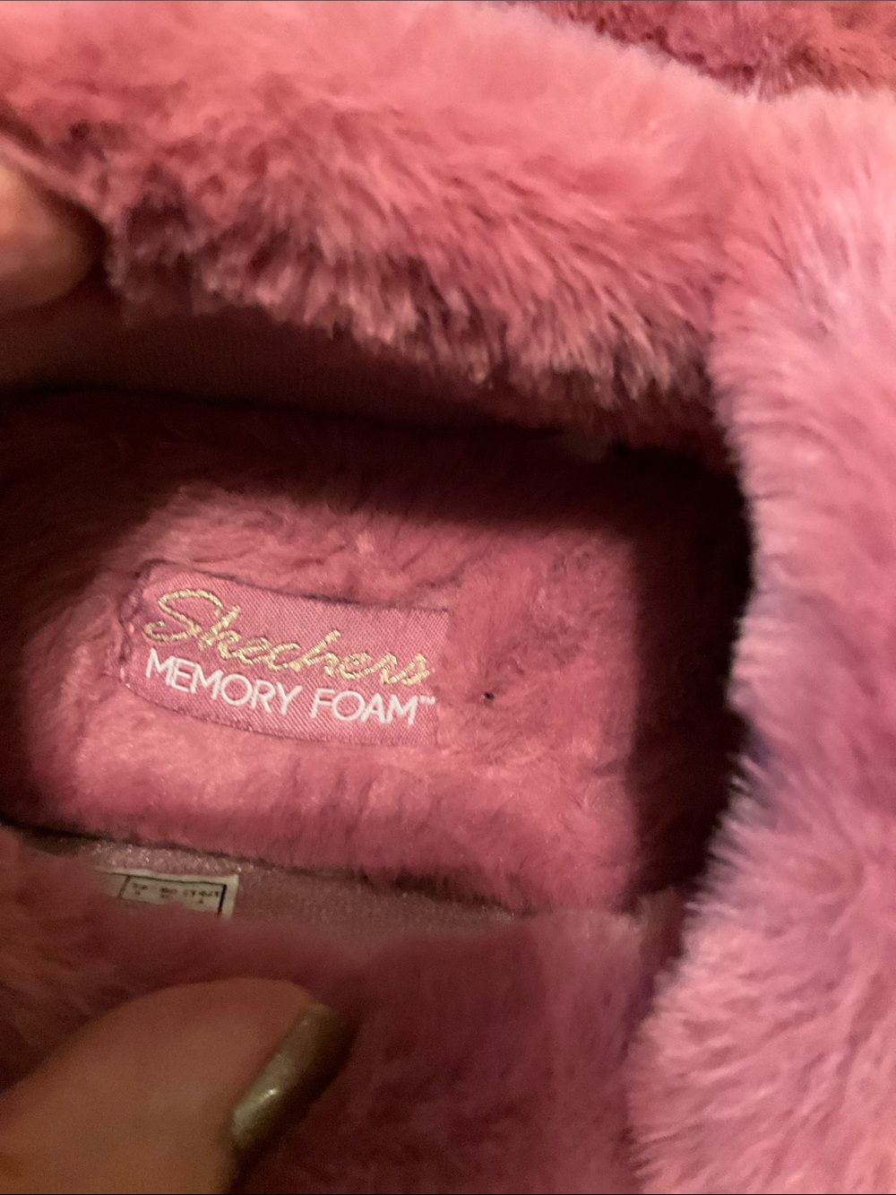 Women’s Size 9 Skechers Memory Foam Slippers with Rubber Soul, Cozy! - Picture 5 of 7
